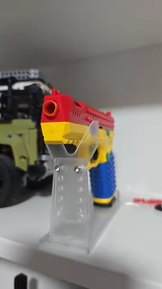 Hanging Block Toy Blaster – Shell Ejecting Action Fun