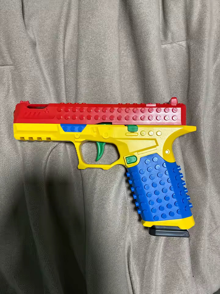 Hanging Block Toy Blaster – Shell Ejecting Action Fun