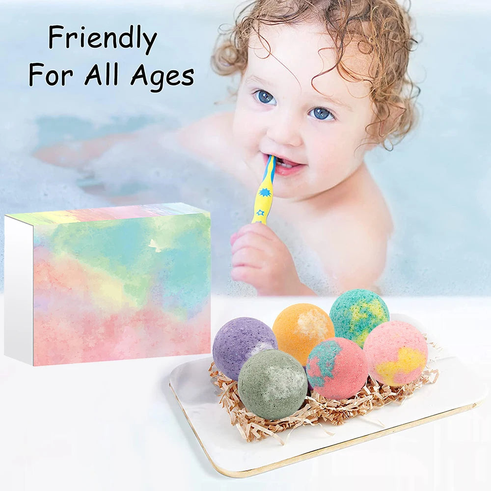 12pcs Organic Mini Bath Bombs Gift Set