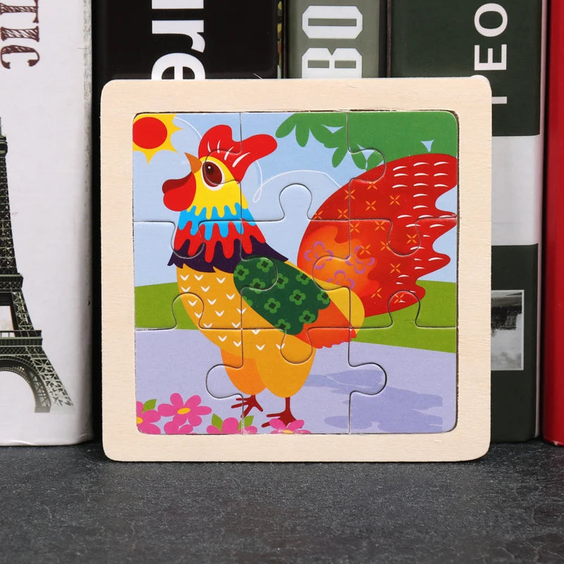 11x11 Wooden Tangram