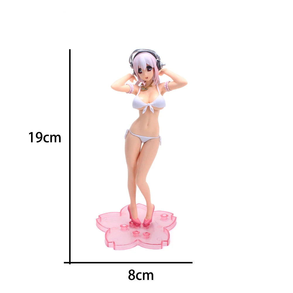 Hatsune Miku Sakura Anime Figure – Pink Bunny Girl PVC Model Doll