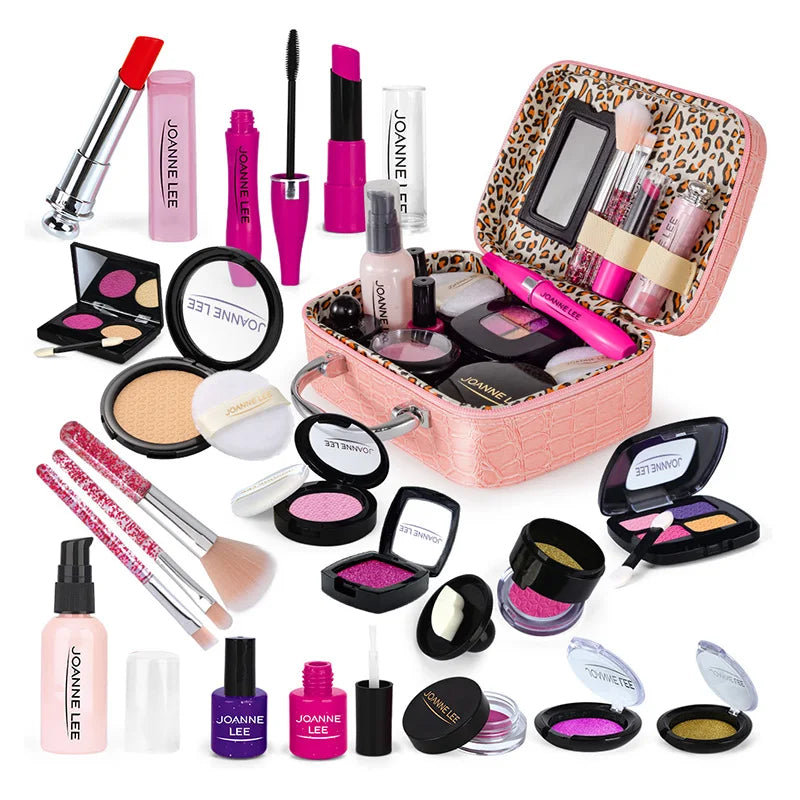 Kids Pretend Makeup & Cosmetics Play Set – Educational Fun for Girls