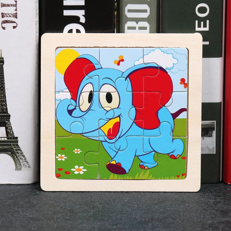 11x11 Wooden Tangram