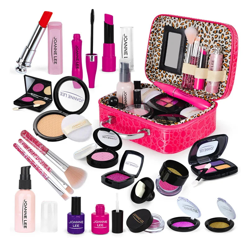 Kids Pretend Makeup & Cosmetics Play Set – Educational Fun for Girls