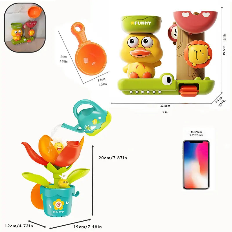 Baby Bath Toy Waterwheel Set (1Pc)