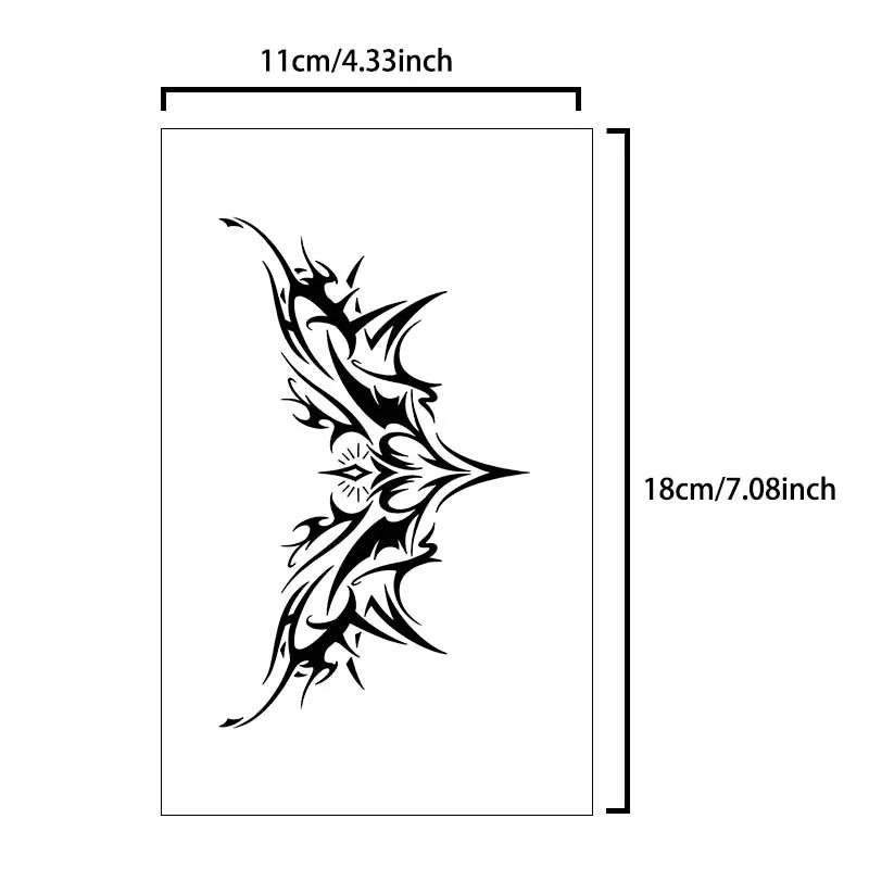 Charming Thorn Temporary Tattoo Sticker (1Pc)