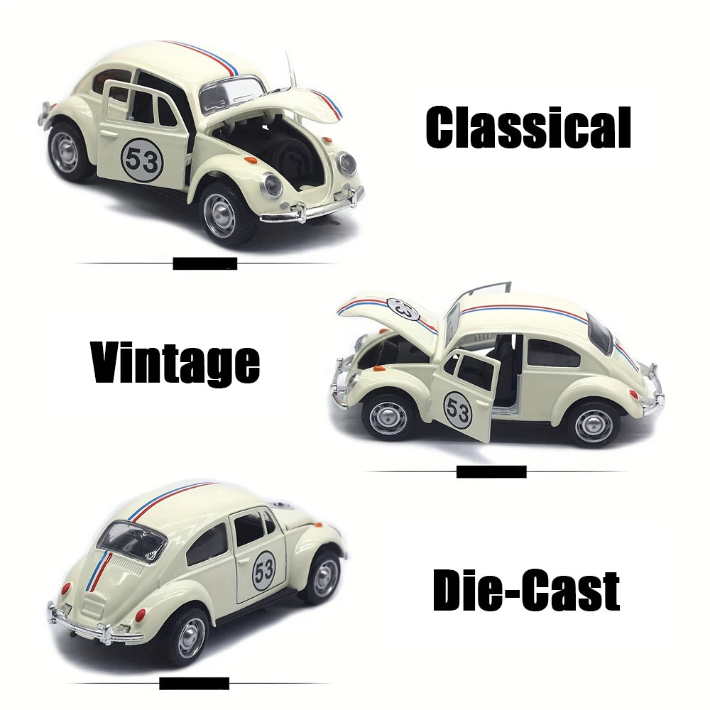 1:32 Vintage Die-Cast Racing Car – Classic Pull-Back Toy for Kids & Collectors