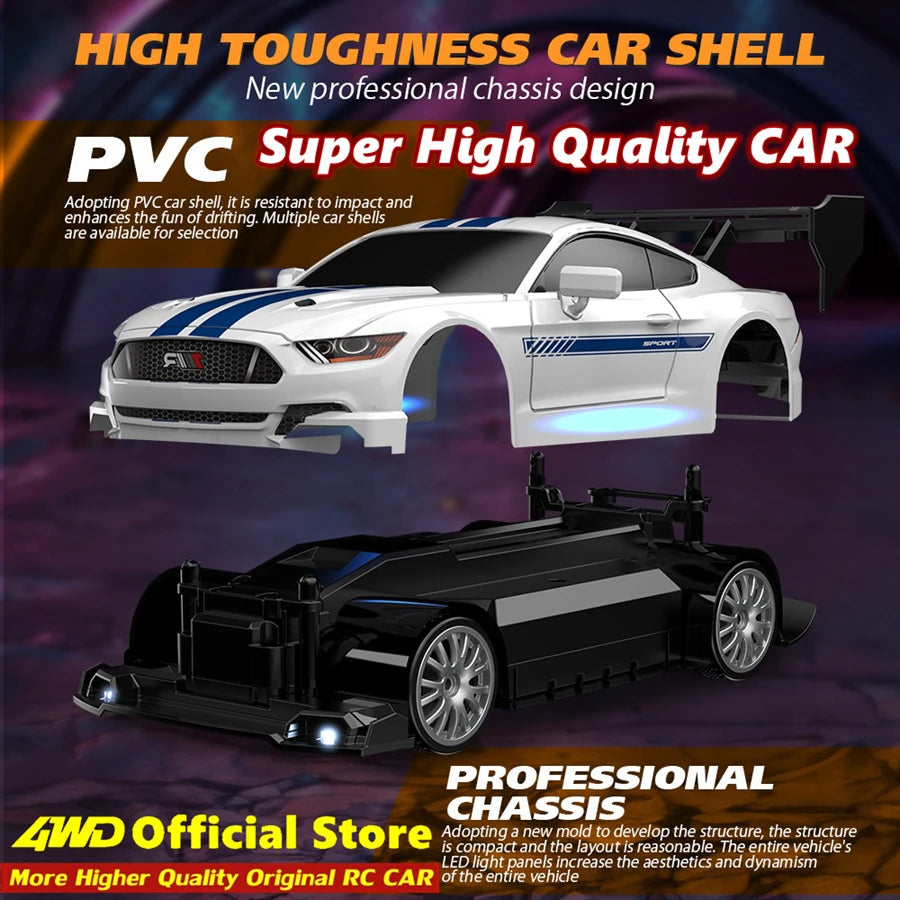 4WD RC Drift Car GTRPRO AE86PRO – 1:24 High-Speed Racing Car