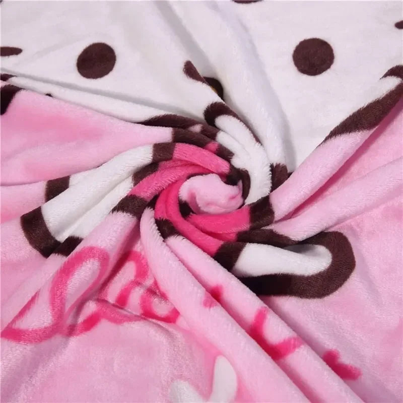 Hello Kitty Plush Flannel Blanket