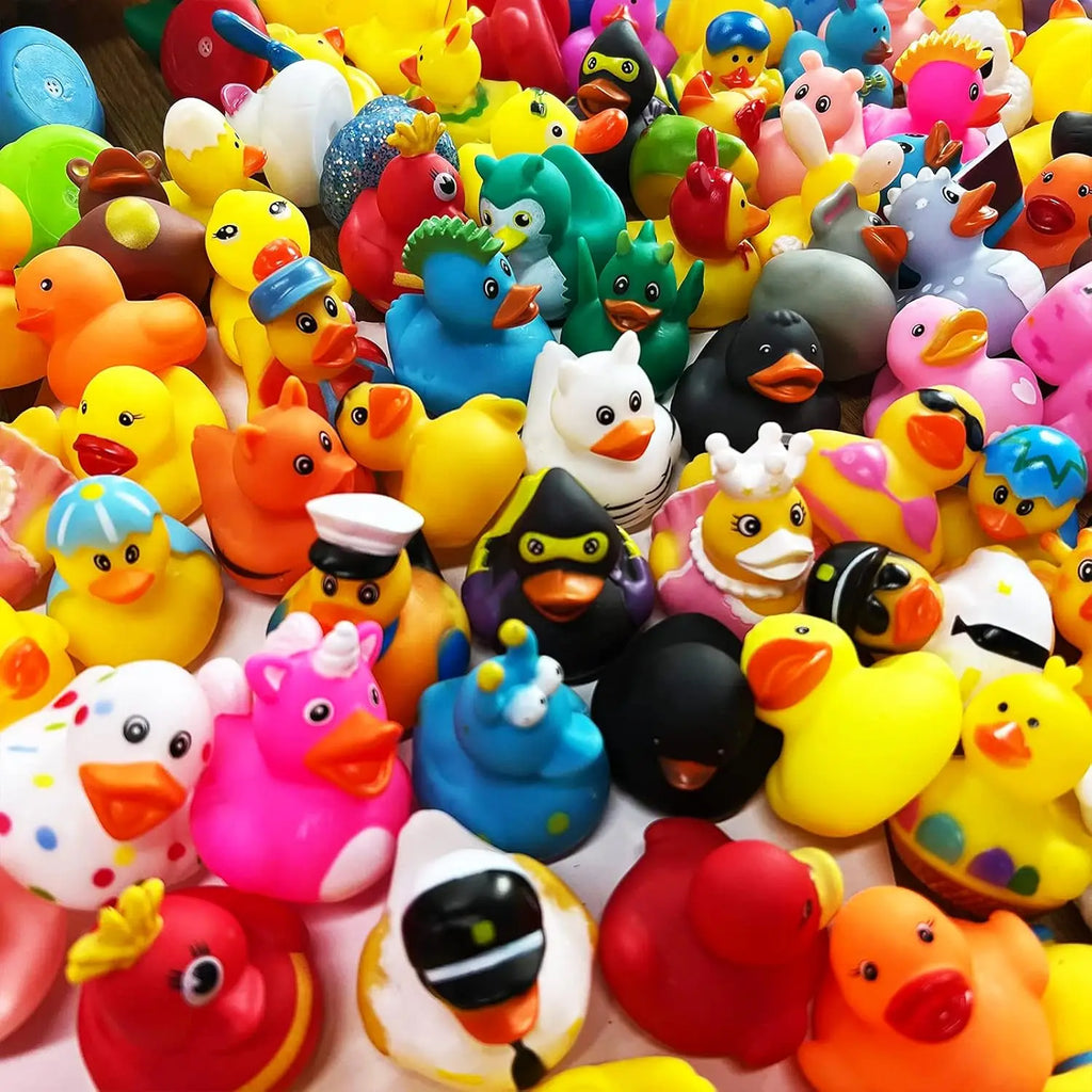 Rubber Duck Bath Toy Assortment (10–100Pc)