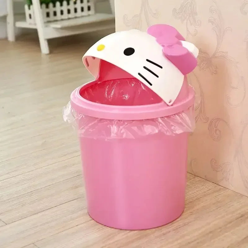 Cute Hello Kitty Trash Bin