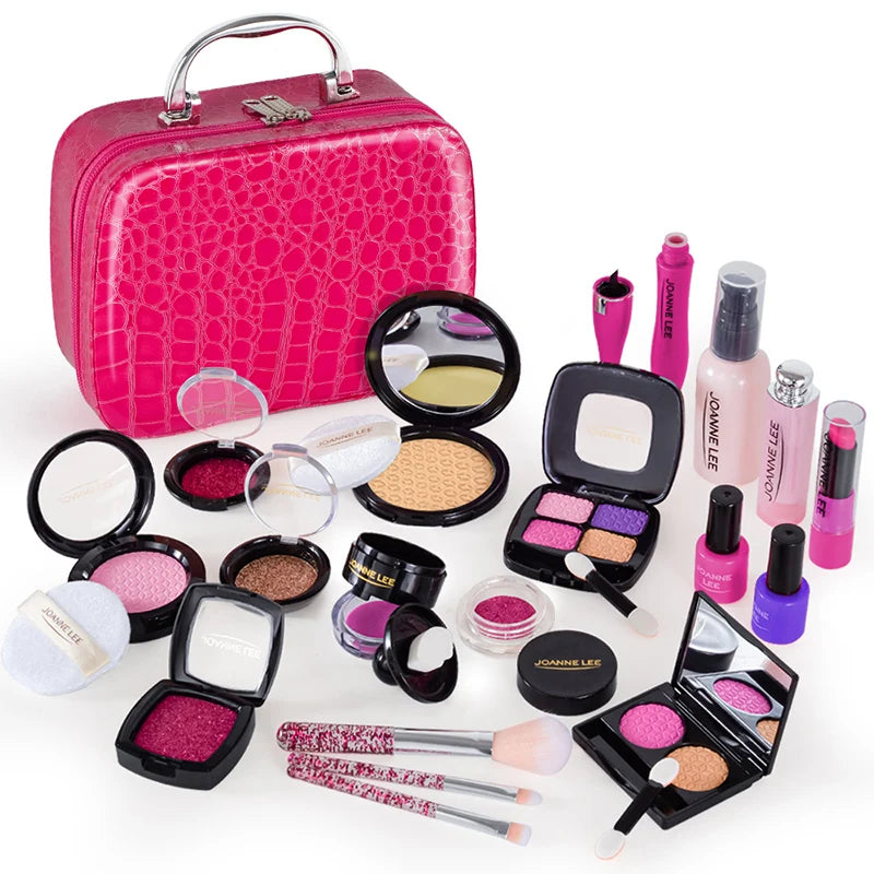 Kids Pretend Makeup & Cosmetics Play Set – Educational Fun for Girls