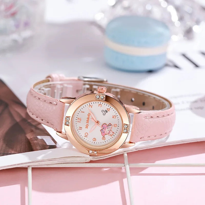 Cute Cartoon Rose Gold Quartz Watch