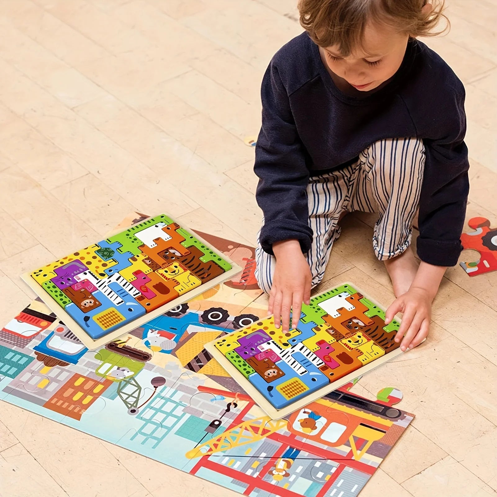 Kids Block Puzzle Set