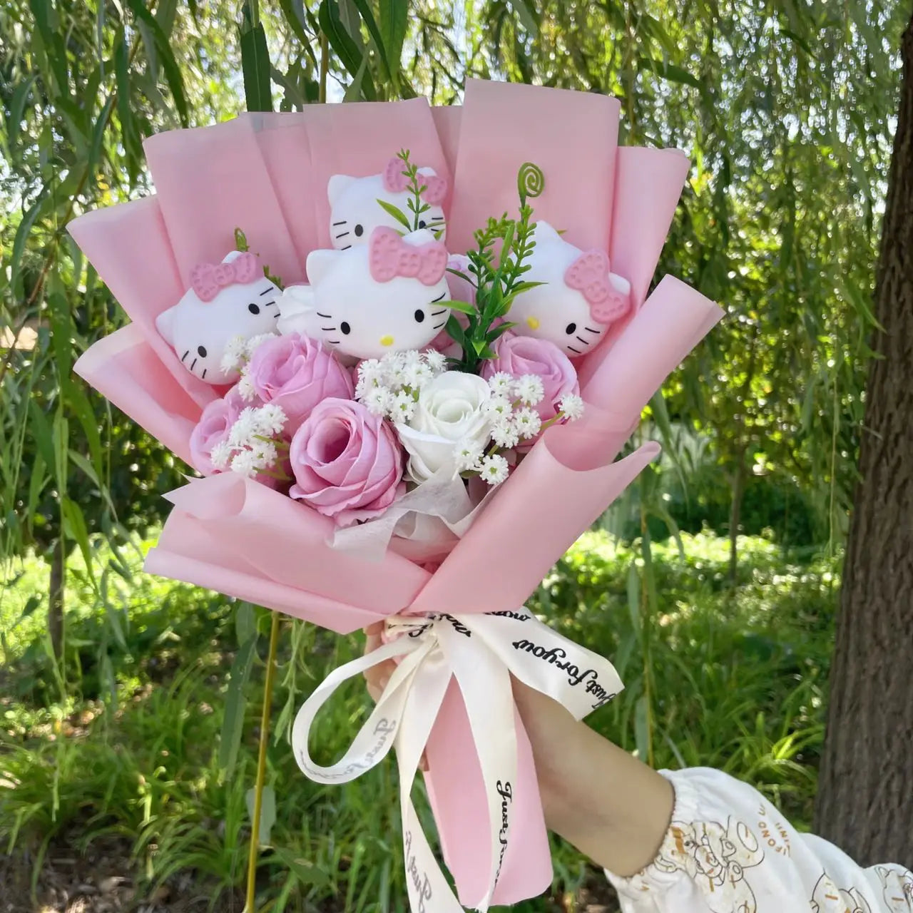 Kawaii Hello Kitty Plush Doll Bouquet – Creative Gift for Any Occasion