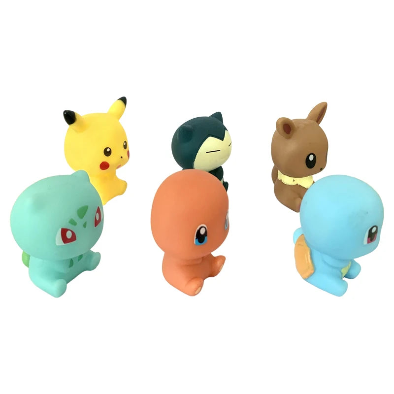 Pokémon Squeak & Float Bath Toys (6Pc Set)