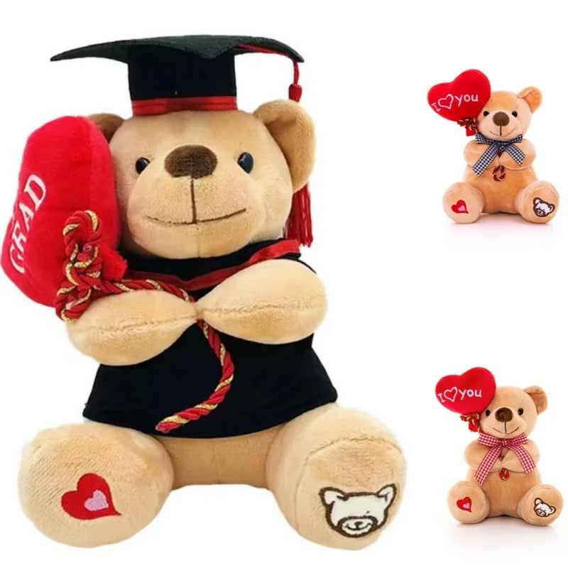 Teddy Bear Holding Heart Plush