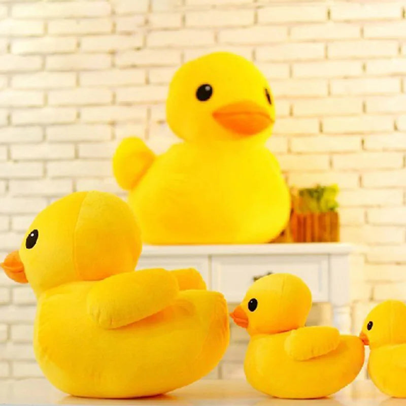 Kawaii Big Yellow Duck Mini Plush Doll – Cute Soft Stuffed Animal Toy for Kids