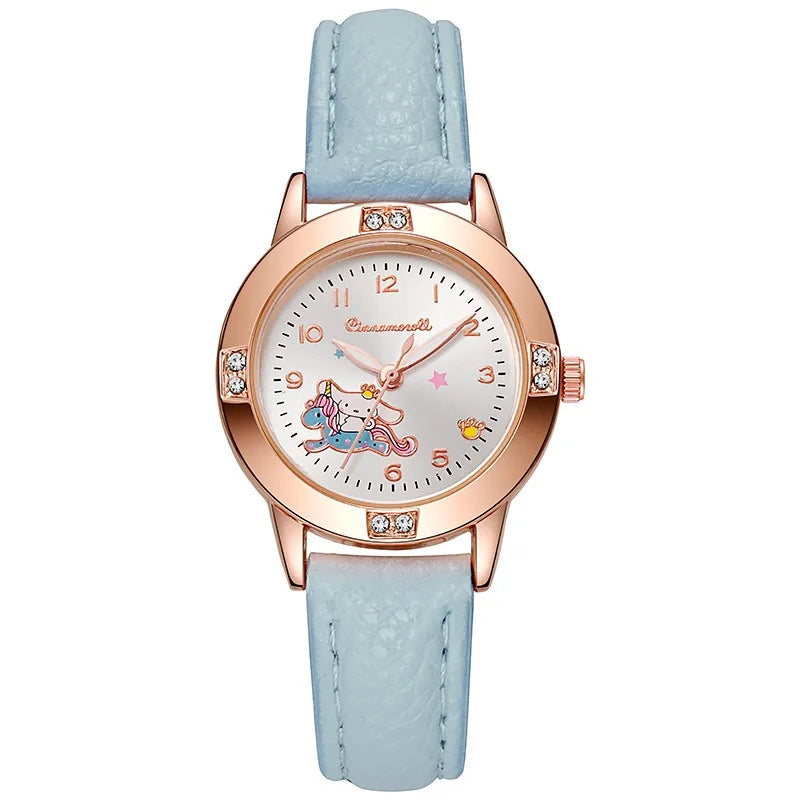 Cute Cartoon Rose Gold Quartz Watch