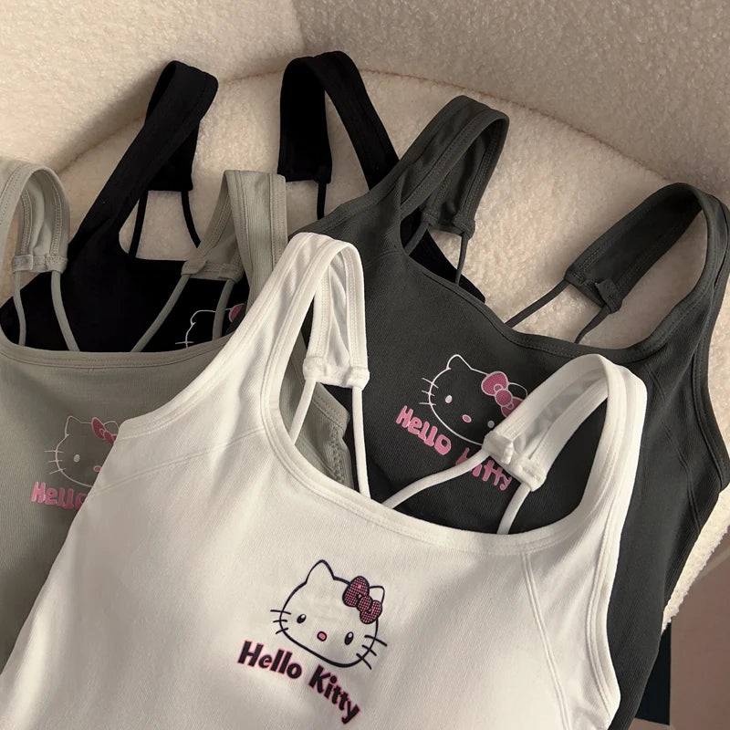 Hello Kitty Y2K Cropped Summer Top
