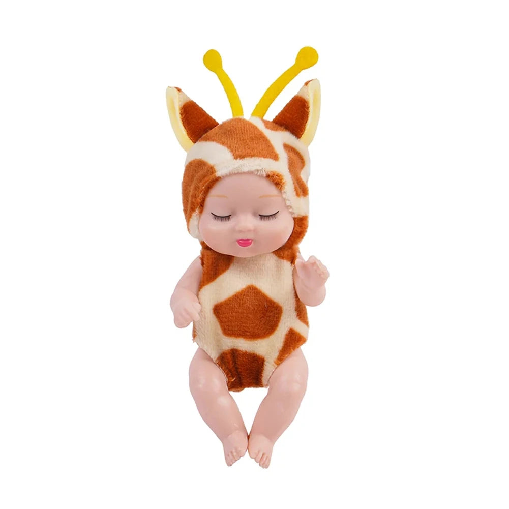 6Pcs Reborn Doll Kit – Mini Sleeping Princess Baby Dolls with Accessories