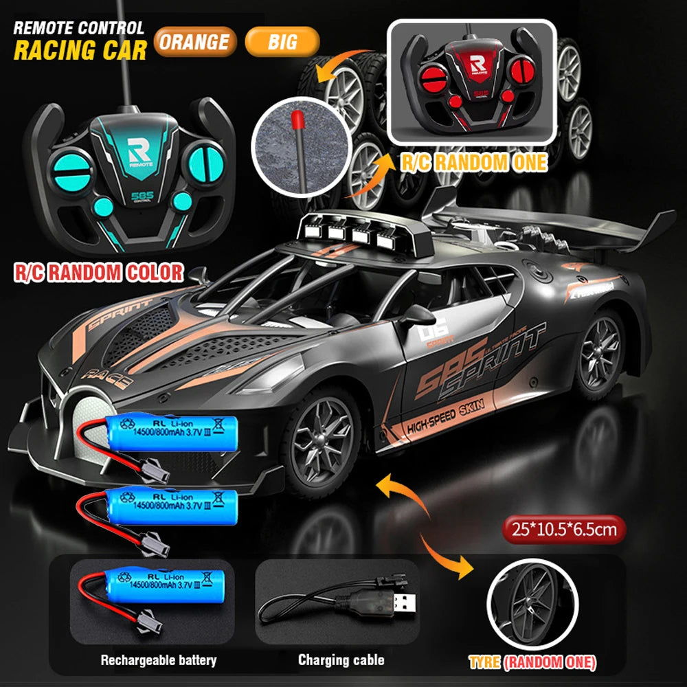 1/18 RC High-Speed Drift Sport Car – Remote Control Racing Vehicle
