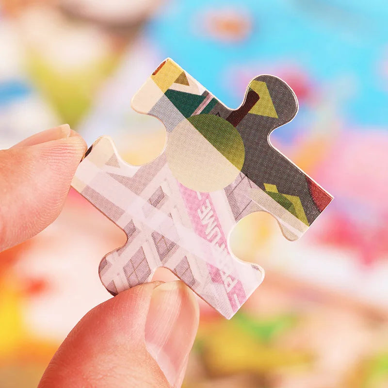 Cartoon Animal & Vehicle Puzzle