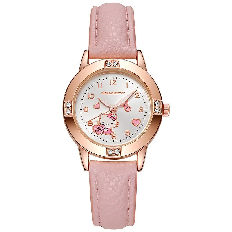 Cute Cartoon Rose Gold Quartz Watch