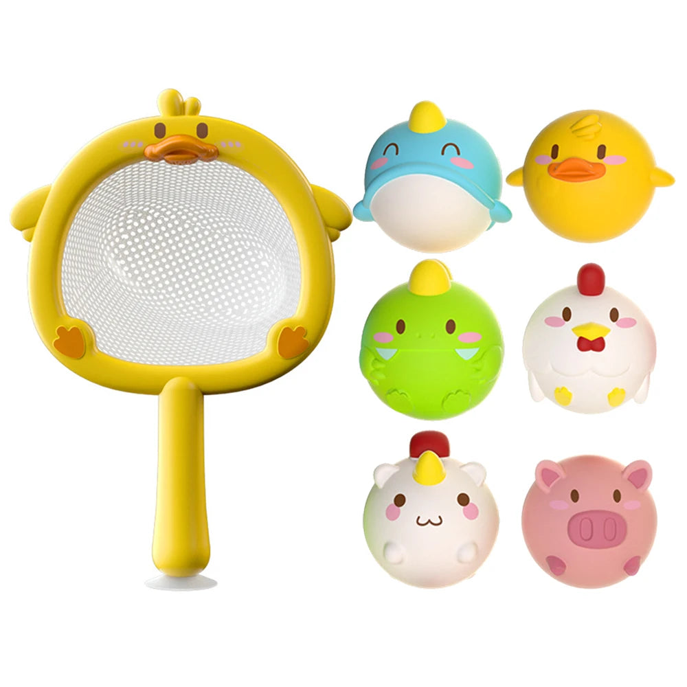 LED Light-Up Luminous Animal Bath Toy (1Pc)