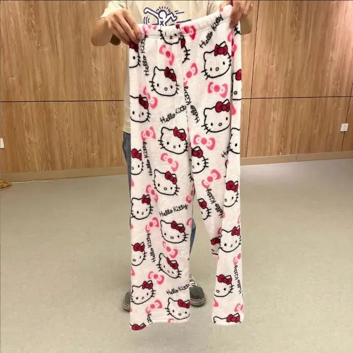 Hello Kitty Y2K Flannel Pajama Pants