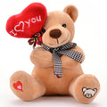 Teddy Bear Holding Heart Plush