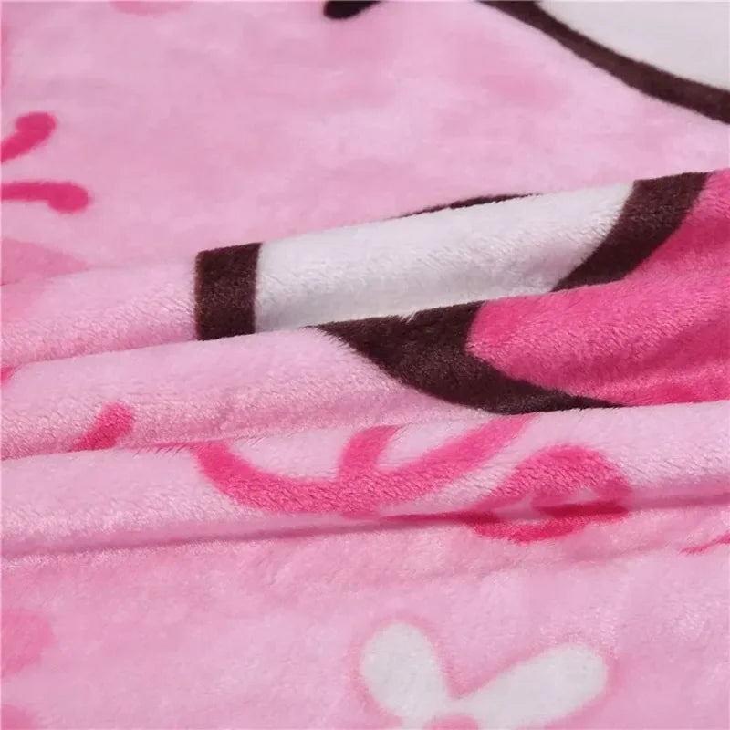 Hello Kitty Plush Flannel Blanket