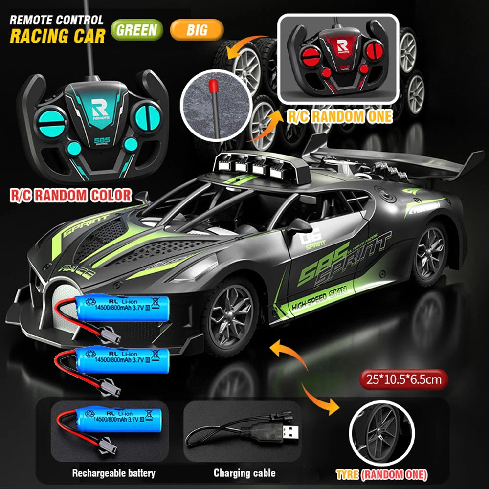 1/18 RC High-Speed Drift Sport Car – Remote Control Racing Vehicle