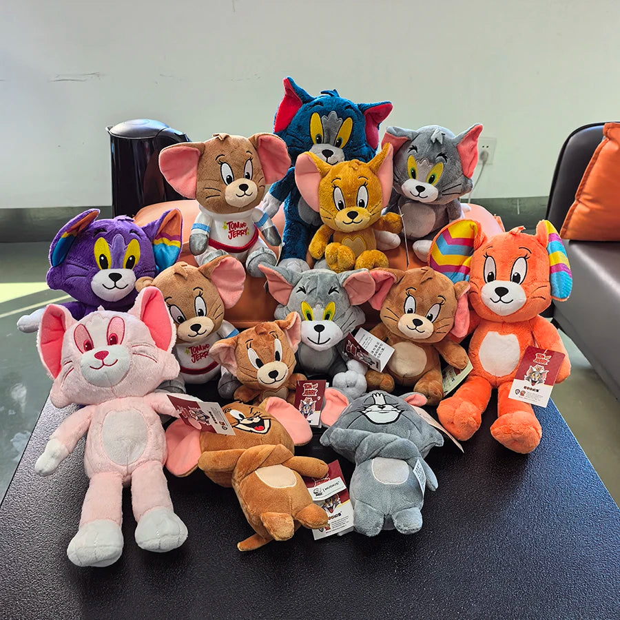 Tom & Jerry Plush Toy – Cute Cartoon Movie Stuffed Animal Doll