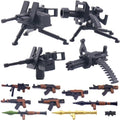 WWII Military Building Blocks – Soldier Figures, Weapons & Accessories