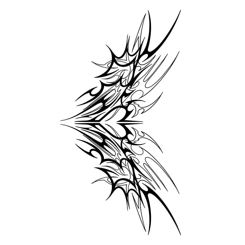 Charming Thorn Temporary Tattoo Sticker (1Pc)