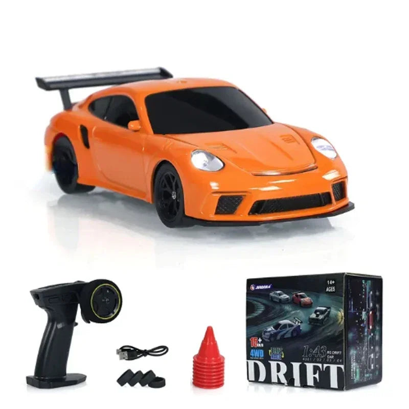 2.4G RC Drift Car 1/43 – 4WD High-Speed Mini Racing Remote Control Car