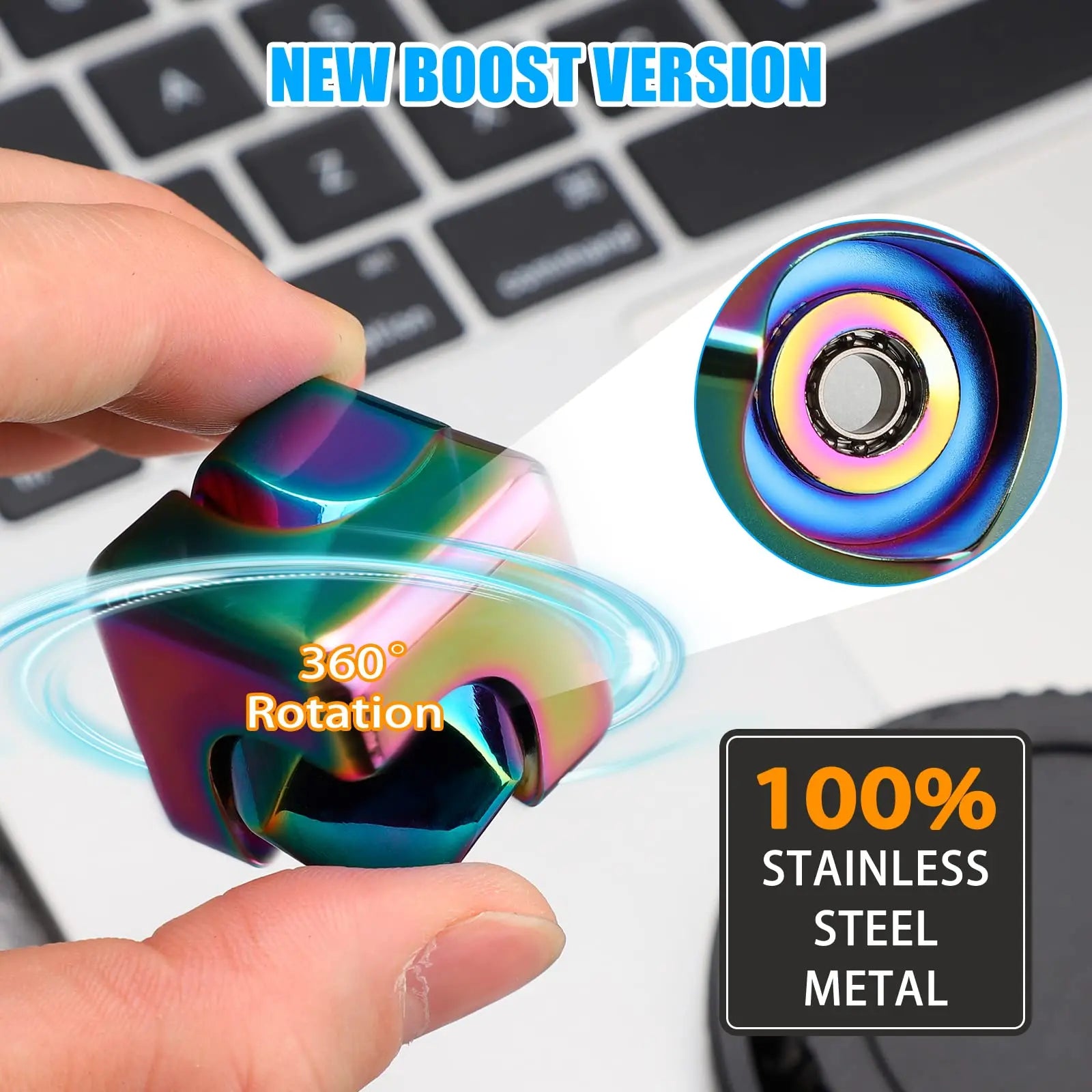 Metal Cube Fidget Spinner