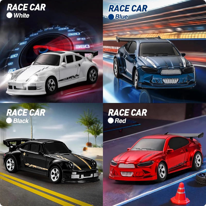 1:64 Mini RC Drift Car – 4WD High-Speed Racing Remote Control Car