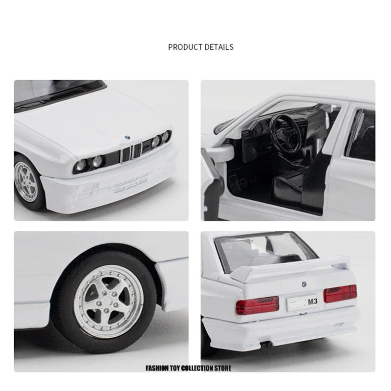 1:36 M3 1987 Diecast Alloy Car – Pull Back Sports Car Model Toy