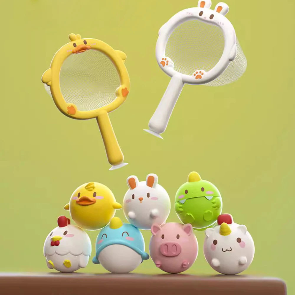 LED Light-Up Luminous Animal Bath Toy (1Pc)