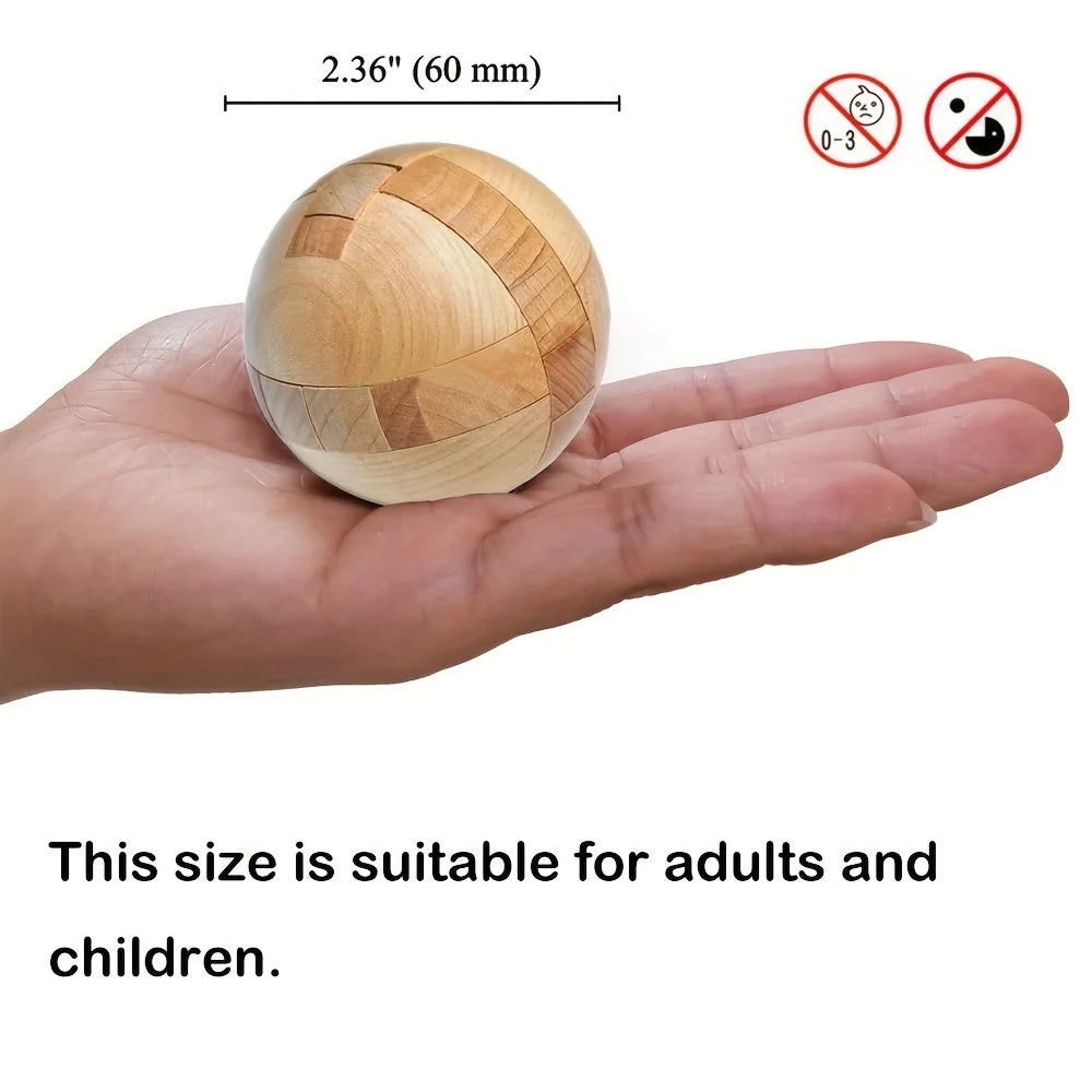 Wooden Kongming Lock