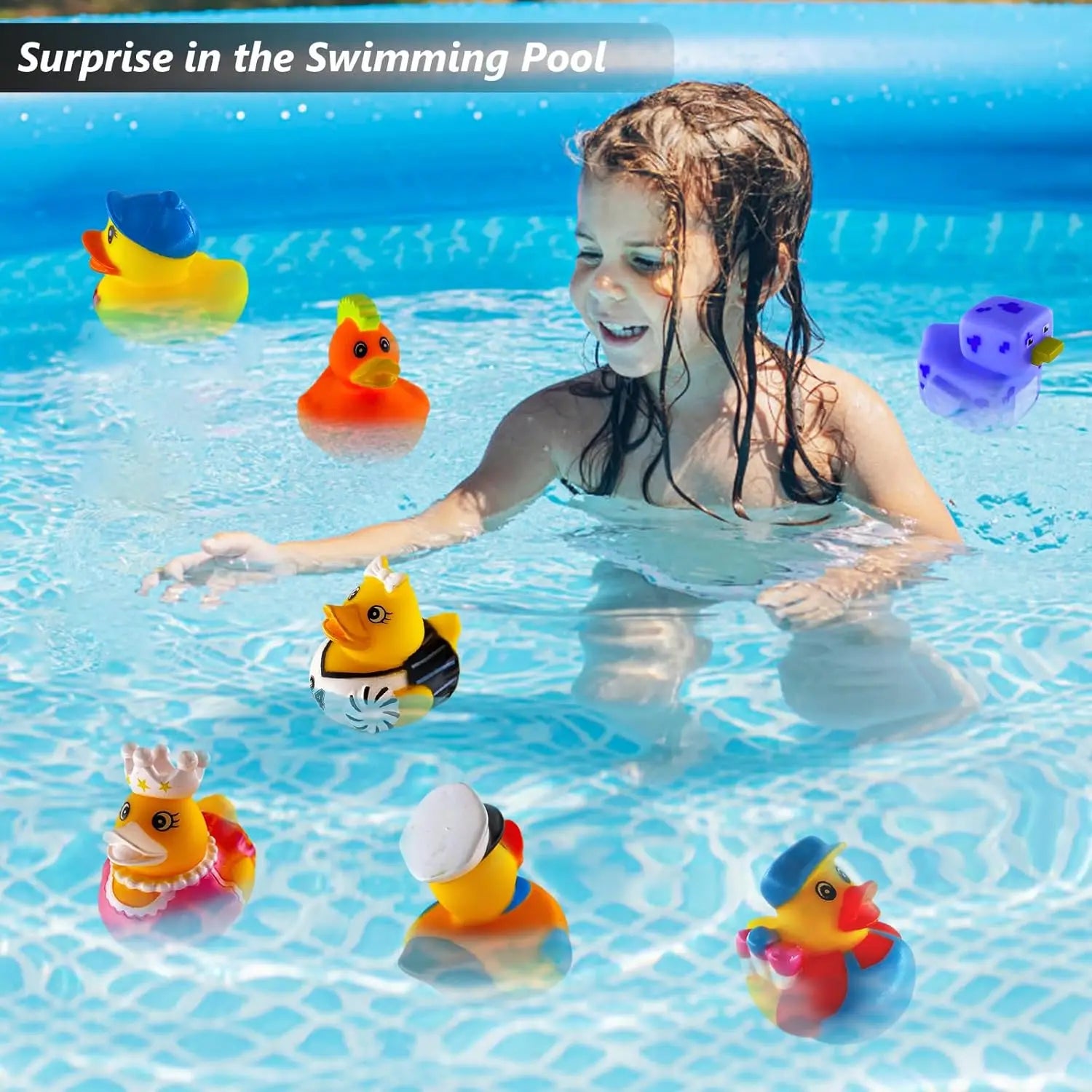 Rubber Duck Bath Toy Assortment (10–100Pc)