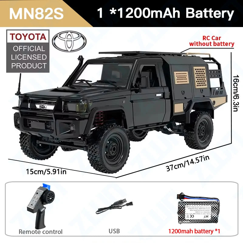 ZWN MN82 / MN82S 1:12 Full-Scale RC Pickup Truck – 4WD Off-Road Climbing Car