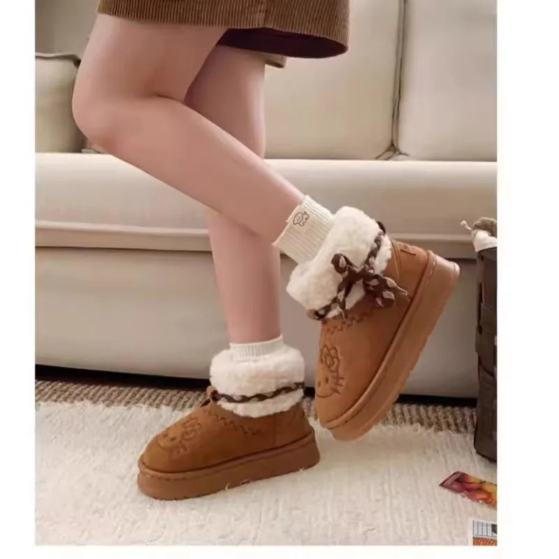 Hello Kitty Cozy Winter Snow Boots