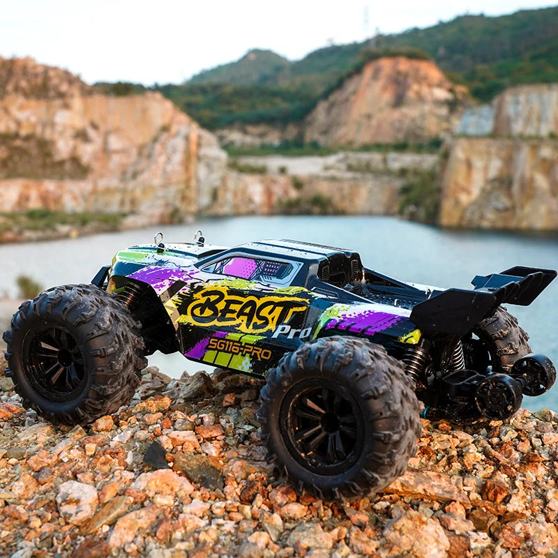 SG116MAX & SG116PRO 1:16 High-Speed RC Cars – Brushless 4WD Off-Road Drift Racing