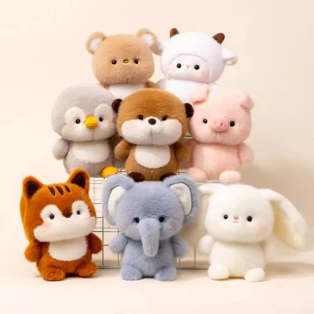 16cm Plush Companion Doll – Capybara & Elephant Soft Stuffed Animal Pillow