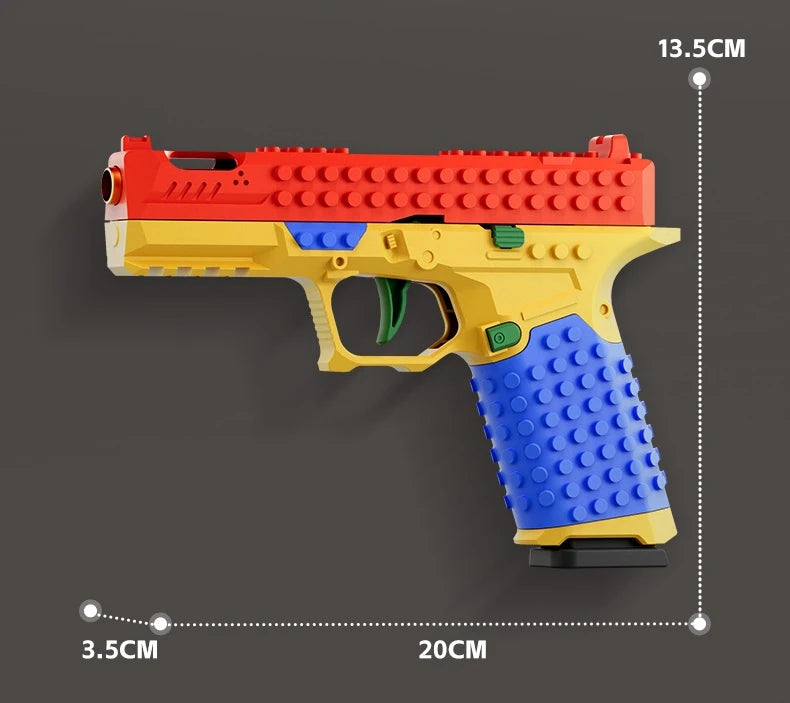 DIY Building Block Toy Blaster Set