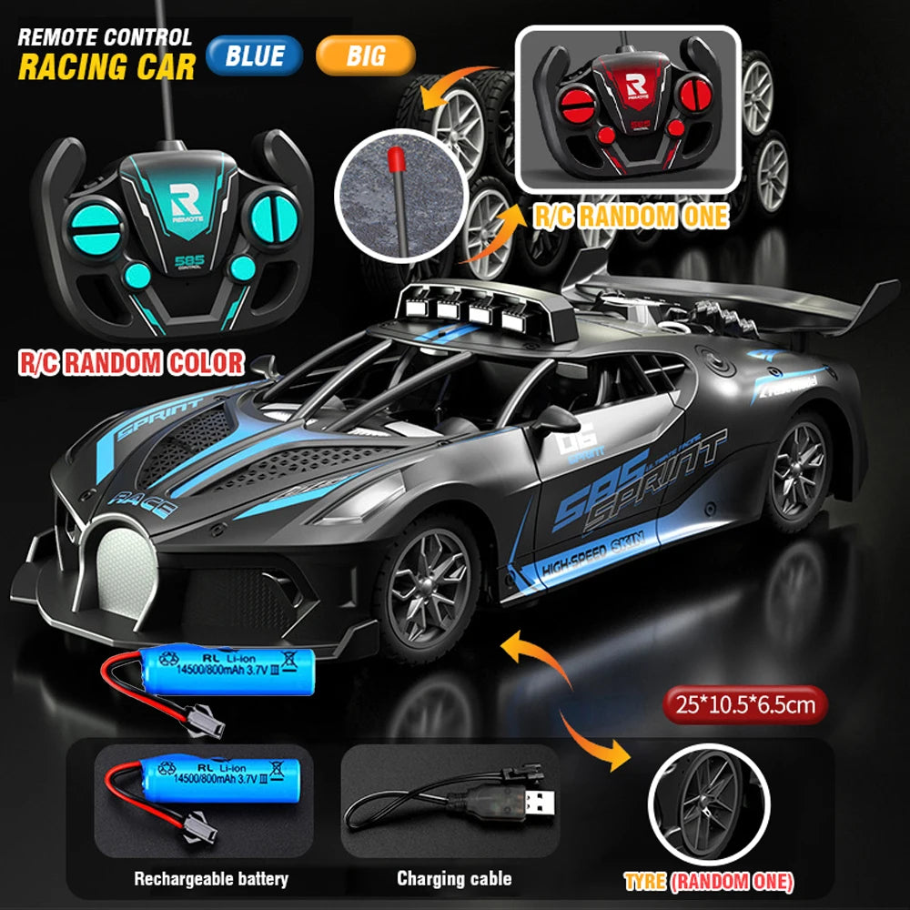 1/18 RC High-Speed Drift Sport Car – Remote Control Racing Vehicle
