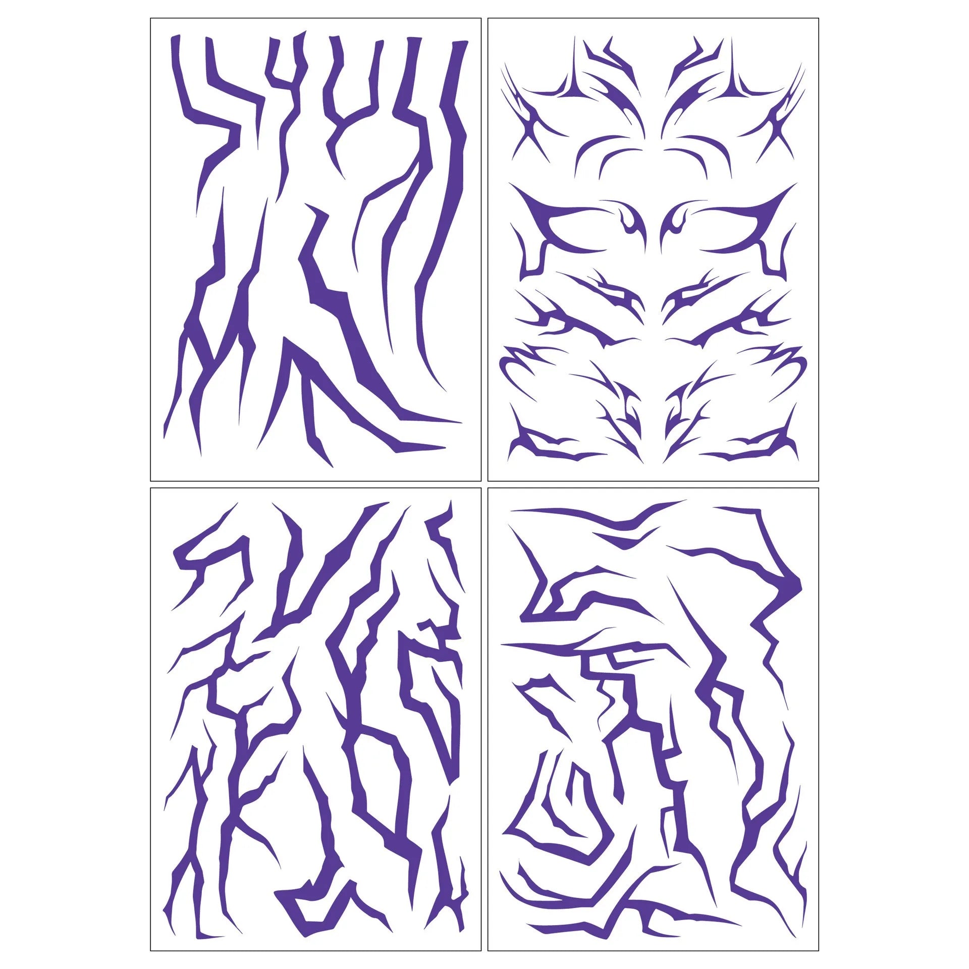 KPop Temporary Tattoo Set (4Pc)
